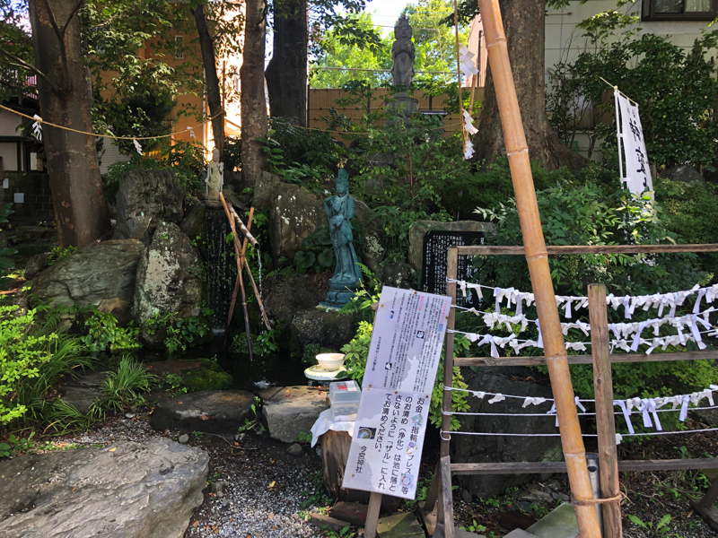秩父今宮神社(八大龍王宮)の清龍の滝