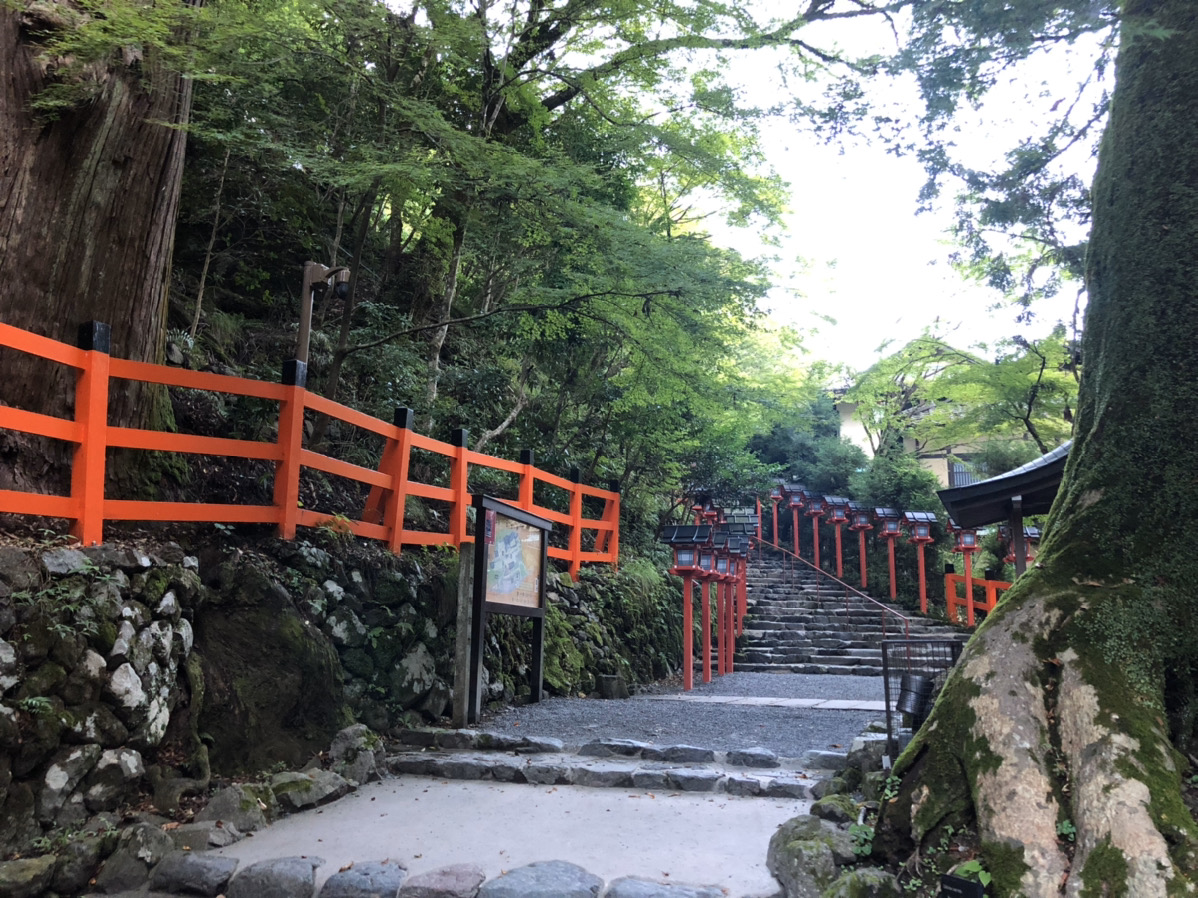 貴船神社の参道