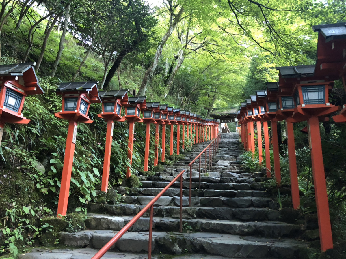 貴船神社の参道