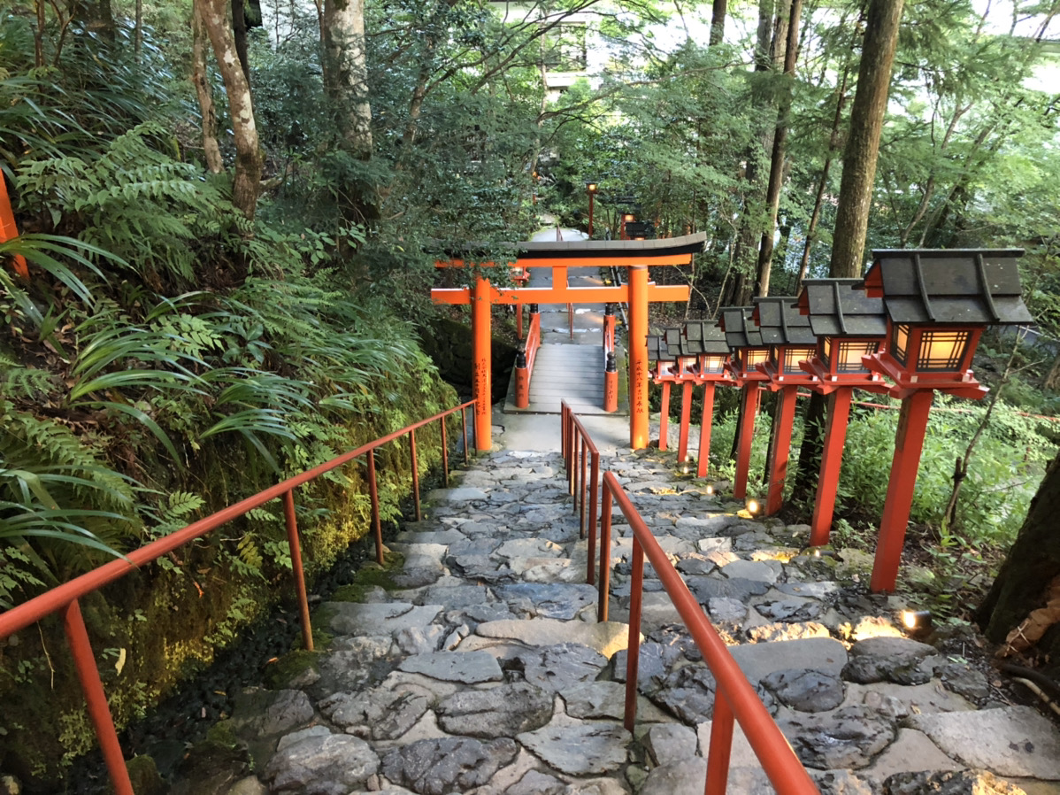 貴船神社の参道