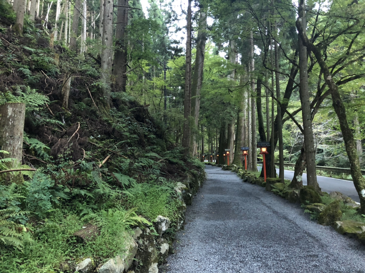 貴船神社 奥宮までの道