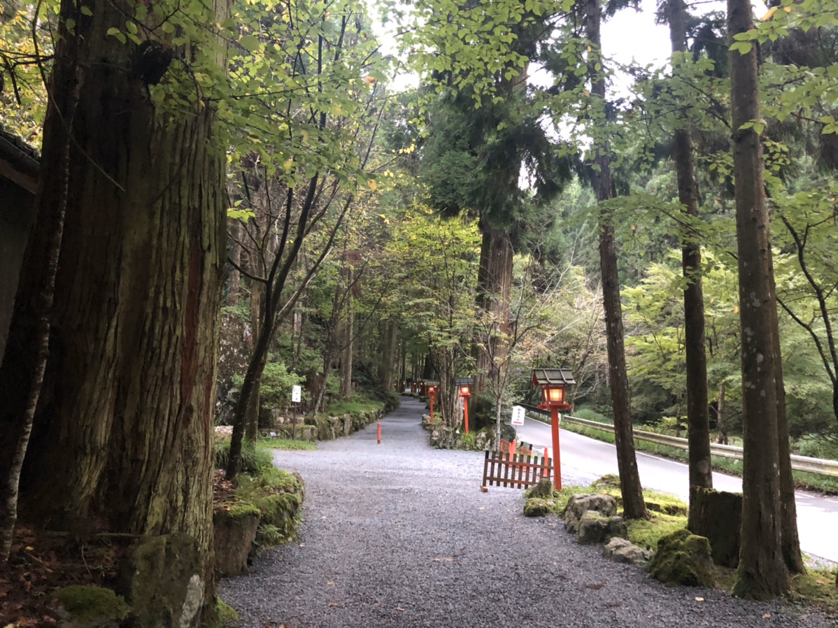 貴船神社 奥宮までの道