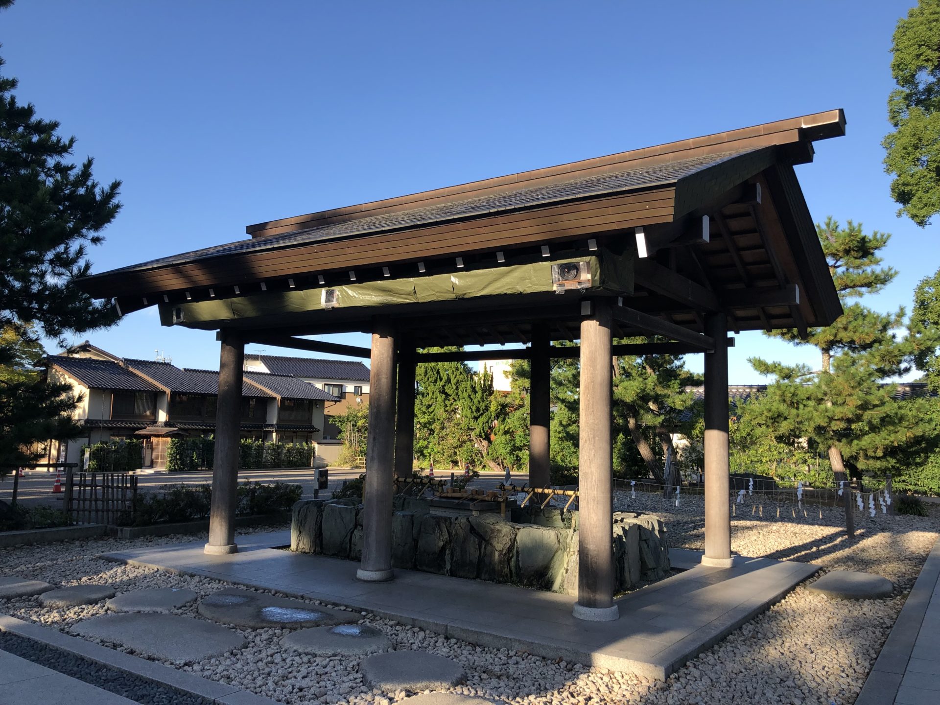 籠神社の手水舎