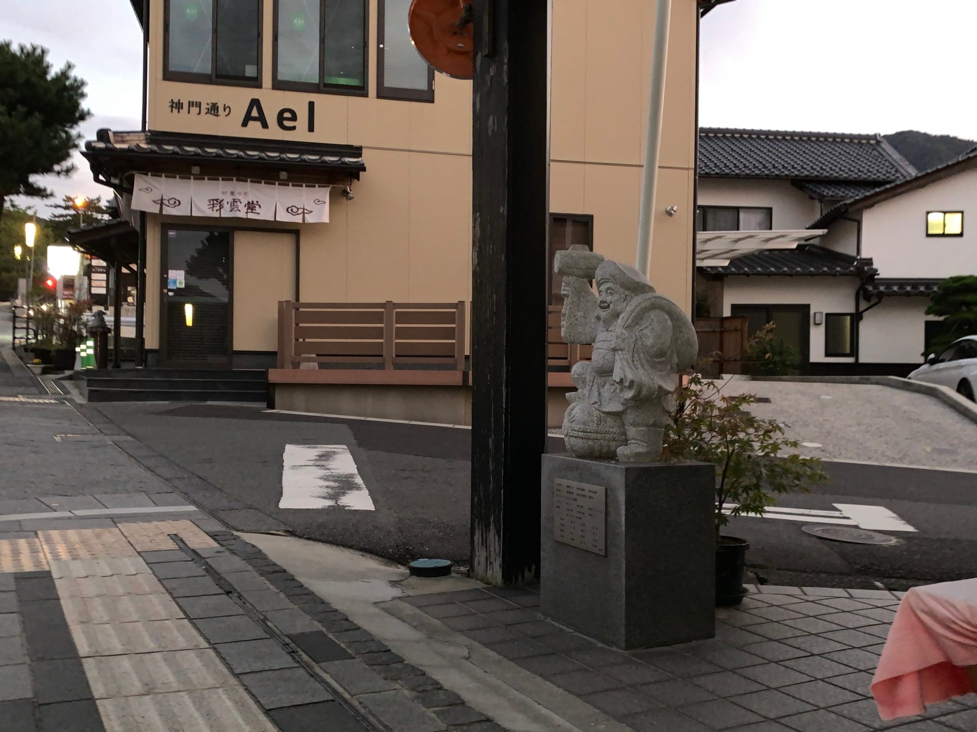 神門通りに建っている大黒さん