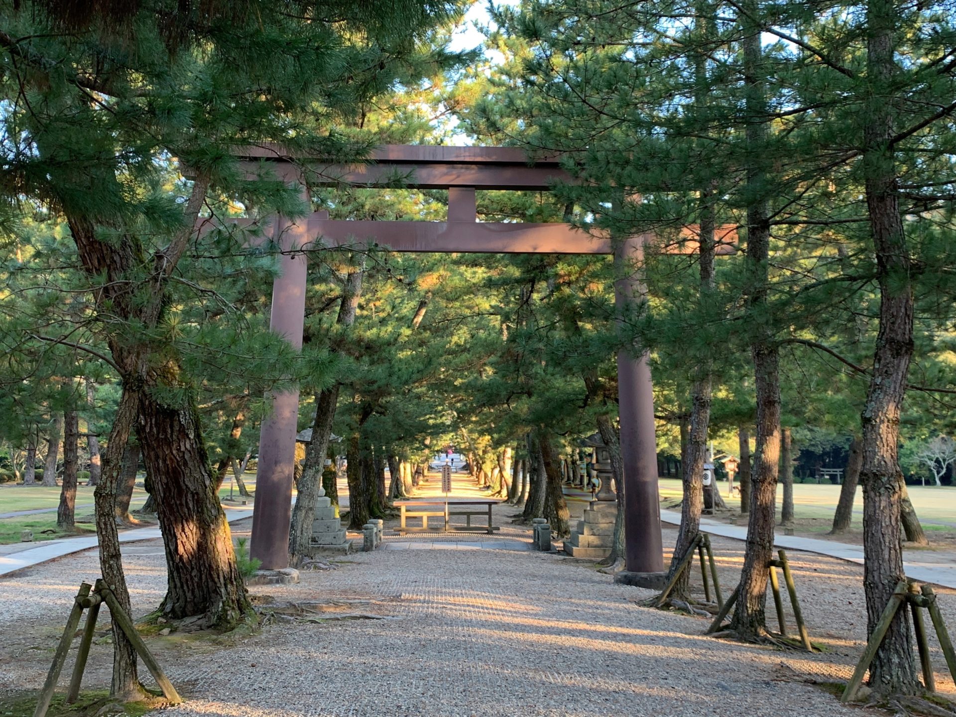 出雲大社の三の鳥居(中ノ鳥居)