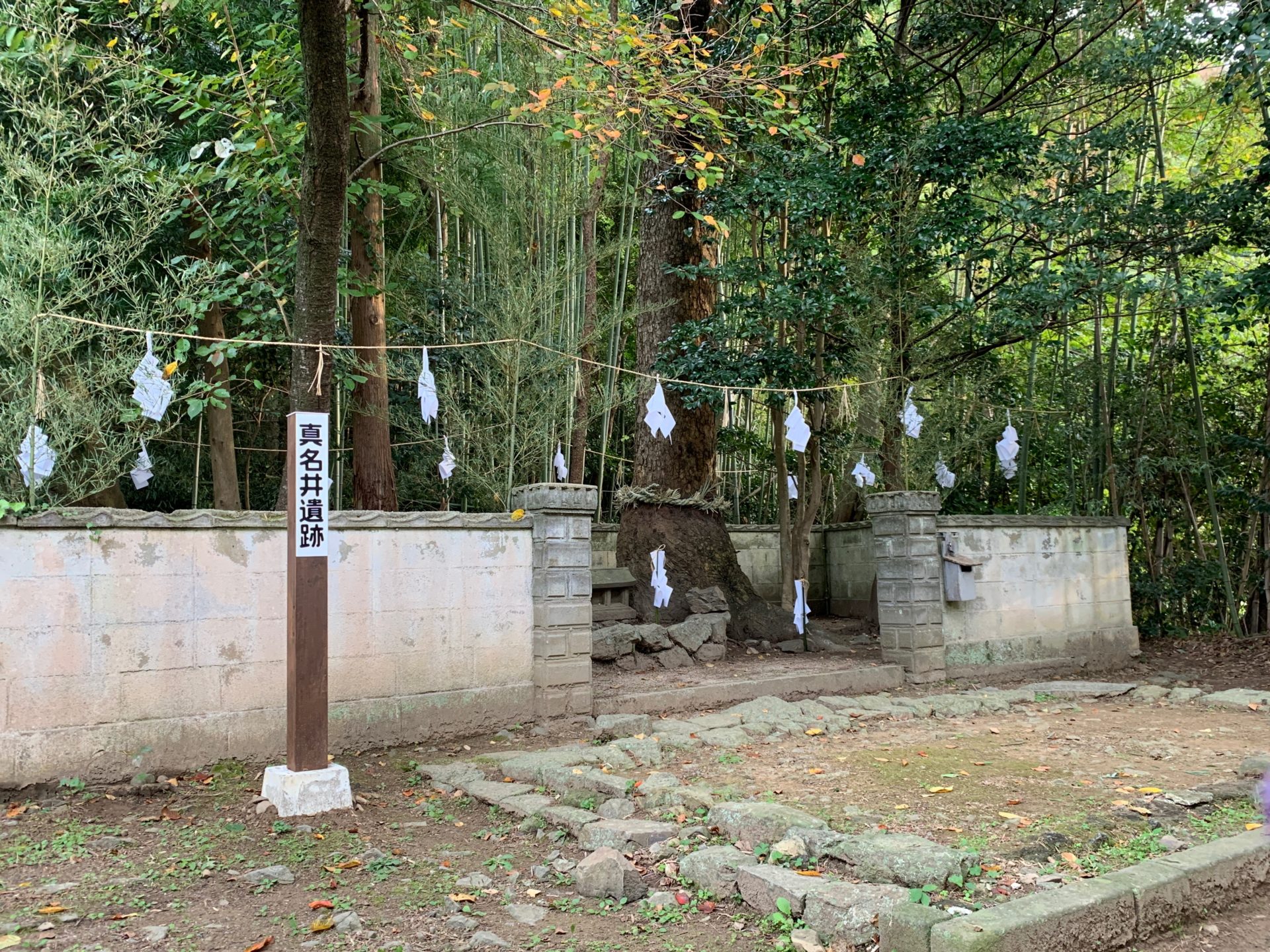 命主社裏にある真名井遺跡