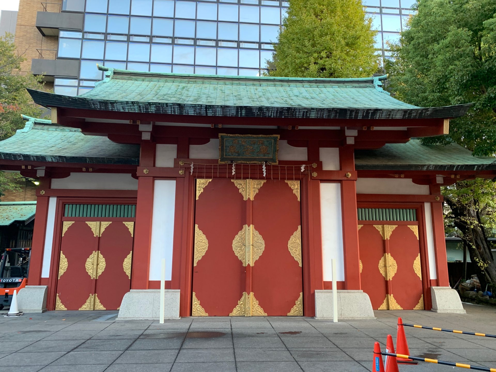 神田明神の鳳輦神輿奉安殿