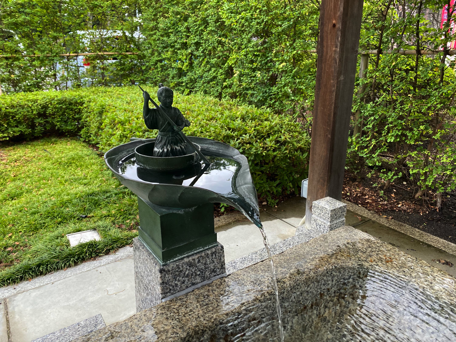住吉大社の種貸社の手水舎