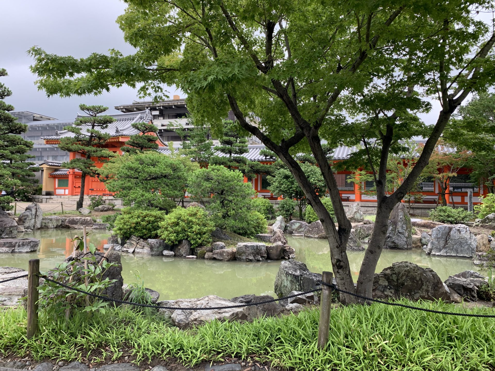 三十三間堂の庭園