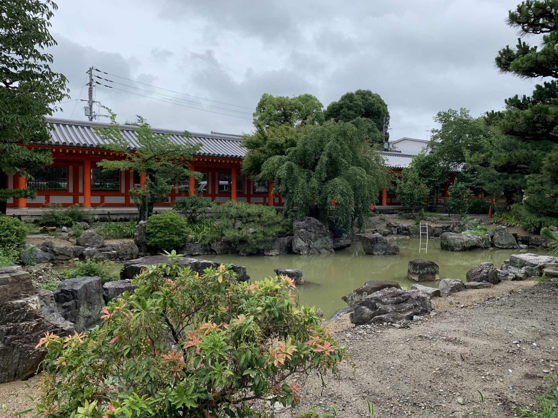 三十三間堂の庭園